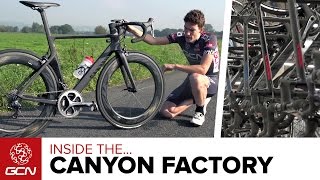 Inside The Canyon Factory – GCN Tours The Canyon Bicycles HQ [upl. by Cuthbertson597]