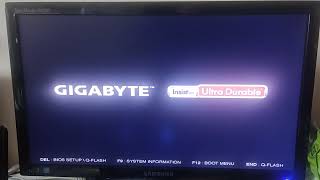 Boot windows 11 PRO on Gigabyte GA320A320MS2H [upl. by Linskey952]