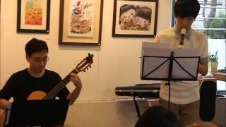 Arcangelo Corelli  Sonata in AC major Op5 No9 recorder amp guitar [upl. by Teemus941]