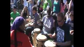 420 San Francisco Hippie Hill 2012  Spiritual Drum Circle [upl. by Ardien]