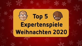 Top 5 Expertenspiele  Brettspiele  Geschenktipps zu Weihnachten 2020 [upl. by Latsyrhk]