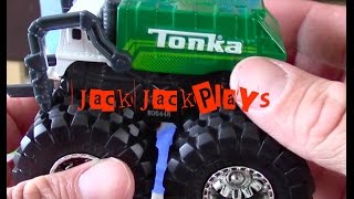 MONSTER Garbage Trucks for Children Tonka Garbage Crusher UNBOXING [upl. by Rednirah503]