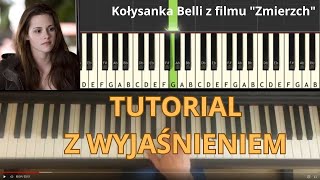 Kołysanka Belli quotBellas lullabyquot z filmu quotZmierzchquot  jak zagrać na pianinie tutorial Synthesia [upl. by Anertal]