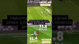 Sporcum Erencan Yardımcı vs Adama Traore  Onu da geçeceğiz [upl. by Ahsiekan]