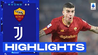 RomaJuventus 10  Roma edge Juve at the Olimpico Goal amp Highlights  Serie A 202223 [upl. by Boswell]