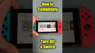 How to Completely Turn Off a Nintendo Switch Without Using The Power Options Menu [upl. by Eidnar]