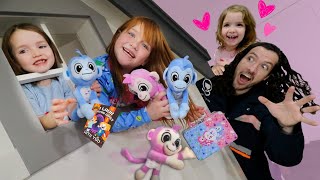 BABY MONKEY BUDDiES 🍼🐒 new Valentines Surprises from Adley amp Niko amp Navey amp Dr Mom amp Delivery Dad [upl. by Inez585]