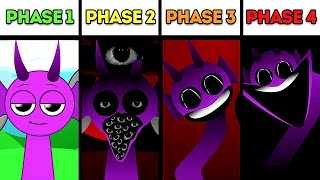 Phase 1 VS Phase 2 VS Phase 3 VS Phase 4 In Incredibox Sprunki [upl. by Damarra]