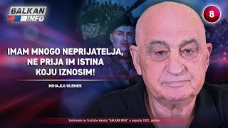 INTERVJU Mihajlo Ulemek  Imam mnogo neprijatelja ne prija im istina koju iznosim 3182023 [upl. by Mccutcheon]