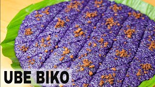 How to Make Ube Biko  Ube Biko Recipe [upl. by Ycnaf]