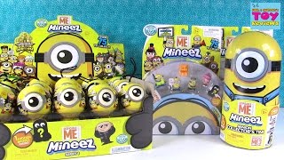 Minions Mineez Huge Palooza Collectors Tin Opening Toy Review  PSToyReviews [upl. by Nwahsram824]