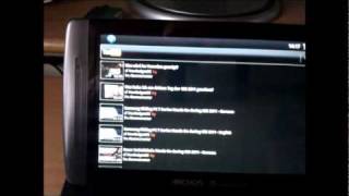 Archos 70 Internet Tablet  gappsinstaller [upl. by Eidahs]