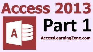 Microsoft Access 2013 Tutorial Level 1 Part 01 of 12  Database Terminology [upl. by Assisi]