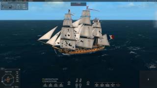 Naval Action  PvP 1vs2  New Patch Surprise with carronades [upl. by Irec]