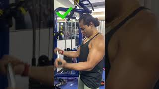 STOP DOING THIS ❌CABLE BICEP CURL amp KETTLEBELL SWING✅ LIKE THIS shortsvideo [upl. by Boaten]