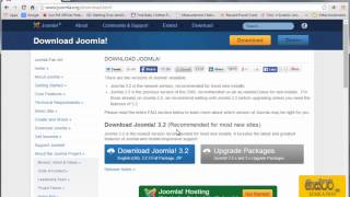 Joomla Sinhala Tutorial 01  Downloading Joomla [upl. by Lanette]