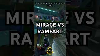 Mirage bamboozles rampart apexlegends apex bamboozled shorts [upl. by Chicky]