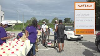 Farm share distributing free food to less fortunate Saturday [upl. by Anigriv]