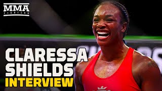 Claressa Shields Isnt Ready to Give Up Boxing Just Yet to Focus Solely on MMA  MMA Fighting [upl. by Veronique229]