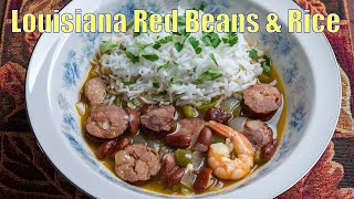 Red Beans and Rice with the Original Andouille Sausage from Louisiana [upl. by Drofla598]