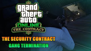 GTA Online The Contracts  Gang Termination The Security Contract Mission 1 [upl. by Alfonse]