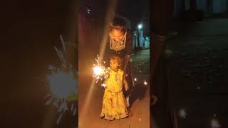 diwali celebrations💥 archucreationsdiwalicrackersytshorts [upl. by Felske211]