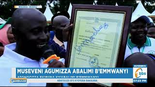 Museveni Agumizza Abalimi B’emmwanyi Asabye Bannamasaka Okwettanira Obwegassi [upl. by Chere710]