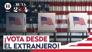 Elecciones en EU 2024 ¿Eres ciudadano estadounidense Así puede votar desde el extranjero [upl. by Quinlan]