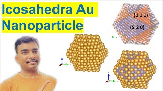 Create Icosahedral Au nanoparticles with VESTA software [upl. by Nirok]