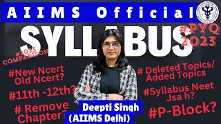 Official Syllabus  AIIMS Bsc Nursing amp Paramedical Entrance Exam 2024  Doubt Solve [upl. by Schuyler]