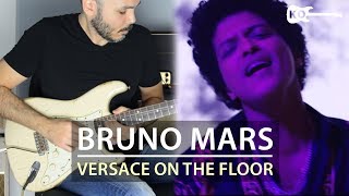 Bruno Mars  Versace on The Floor  Electric Guitar Cover by Kfir Ochaion [upl. by Laet668]