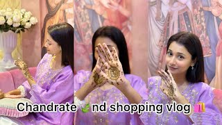 Chadrate vlog shopping  mehndi   Tahmina chowdhury prity  Tahrina chowdhury lity [upl. by Saticilef]