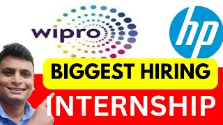 WIPRO Biggest Hiring  HP Bulk Internship 2024 2023 2022 2025 Batch  Interns Trainee Full Time Role [upl. by Rains731]