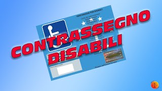 Contrassegno disabili tutto quello che c’è da sapere [upl. by Nailimixam]