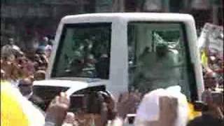 Pope Benedict XVI motorcade NYC [upl. by Maiga]