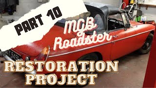 MGB Roadster Restoration Carpets Panels and Seat Belts fitted Plus Walk Around [upl. by Weiss]