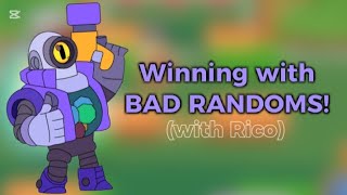 Winning with BAD RANDOMS on Brawl Stars [upl. by Tasia]