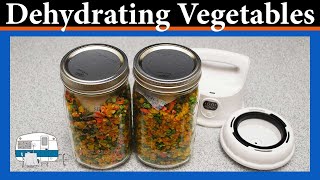 Dehydrating frozen vegetables [upl. by Amihsat645]