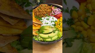 Quick amp Easy Loaded Taco Bowl with Beef and Avocado recipeTacoNight EasyMeals HealthyEats [upl. by Aneekas]