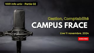 Campus France  Choix des universités pour le domaine de gestion comptabilité et management [upl. by Mil]