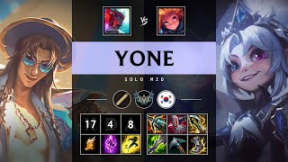 Yone Mid vs Zoe Triple Kill Legendary  KR Challenger Patch 1421 [upl. by Nrubyar782]