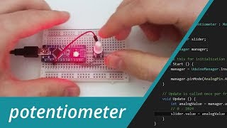 Read an analog Input from Arduino to Unity  Uduino Video Tutorial [upl. by Materse]