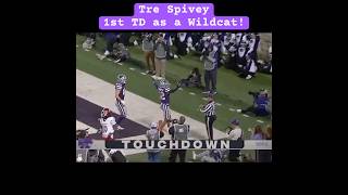 Tre Spivey first TD in a Wildcat uniformkstate big12 football nfl sports highlights transfer [upl. by Atiken]