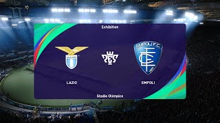 Lazio vs Empoli 06102024 Serie A PES 2021 [upl. by Arimat507]