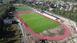 Stadion w Czarnym Dunajcu ma być gotowy w listopadzie Zobaczcie jak wygląda dziś [upl. by Zetram]