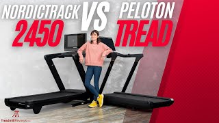 Which is Better Peloton Tread vs NordicTrack 2450 Full Comparison [upl. by Nahpos195]