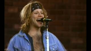 01 Livin on a Prayer  BON JOVI LIVE FROM LONDON 1995 [upl. by Mimajneb]