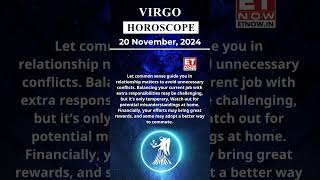 Virgo Horoscope 20 Nov Zodiac  Astrology amp Prediction of the Day  shorts rashifal horoscope [upl. by Marissa]