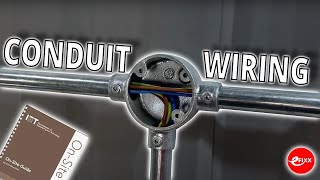 Wiring PVC Singles in Conduit  Top Tips and Capacity Calculation [upl. by Muhcon]