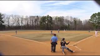 Max Gustafson with a 2 homer game TBS vs Hickory Grove Christian [upl. by Resiak]